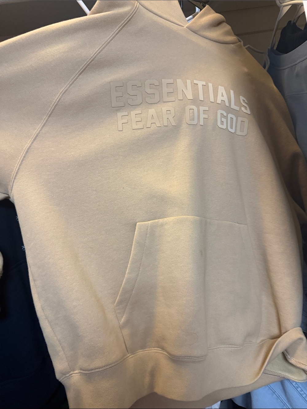 Fear of God Essentials Hoodie - Cream